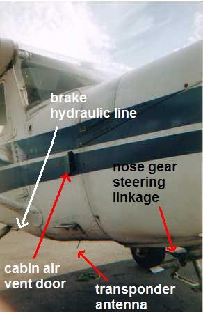 cabin air door